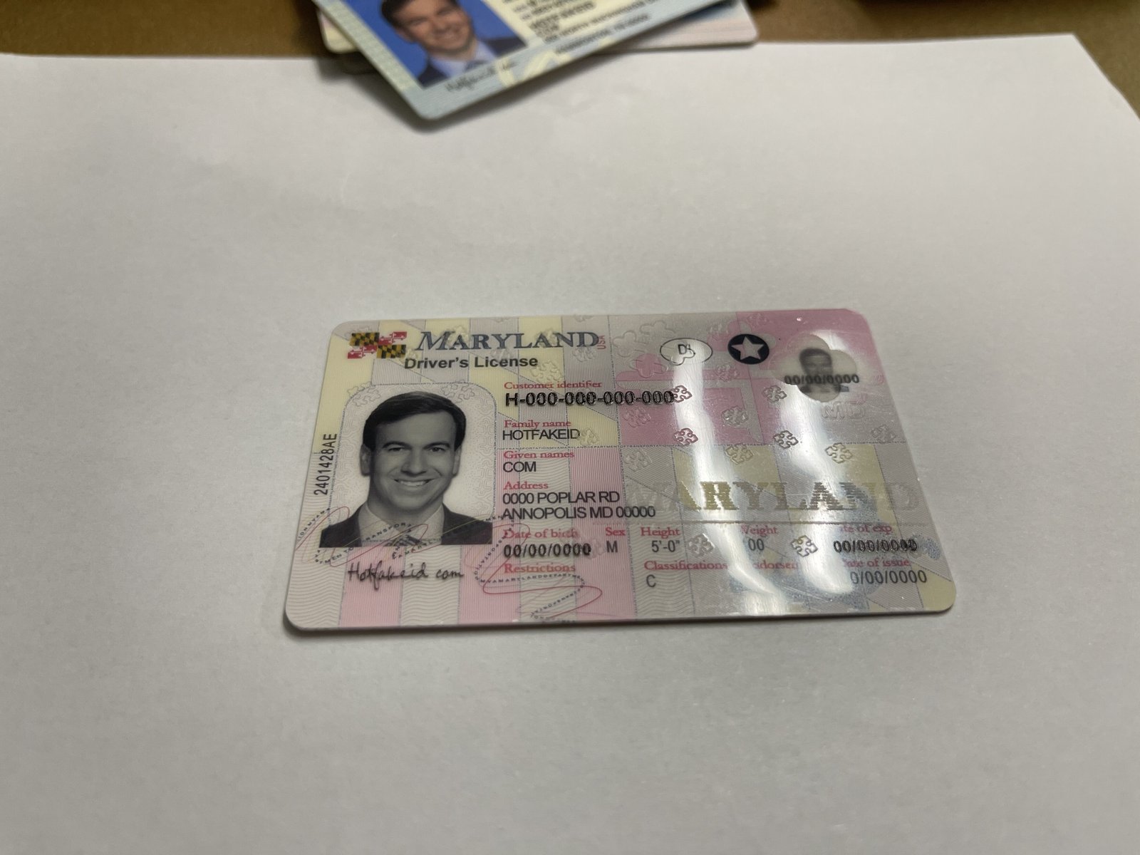 Maryland-fake-id-holographic